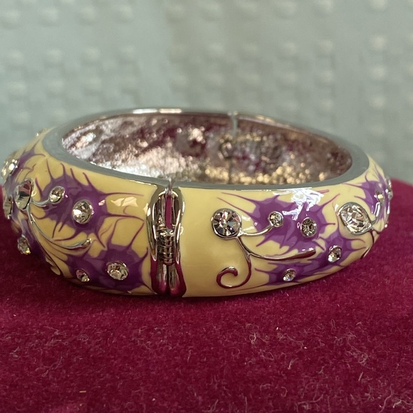 JACQUELINE KENNEDY CAMROSE & KROSS Purple with Swarovski Bracelet - Picture 6 of 17